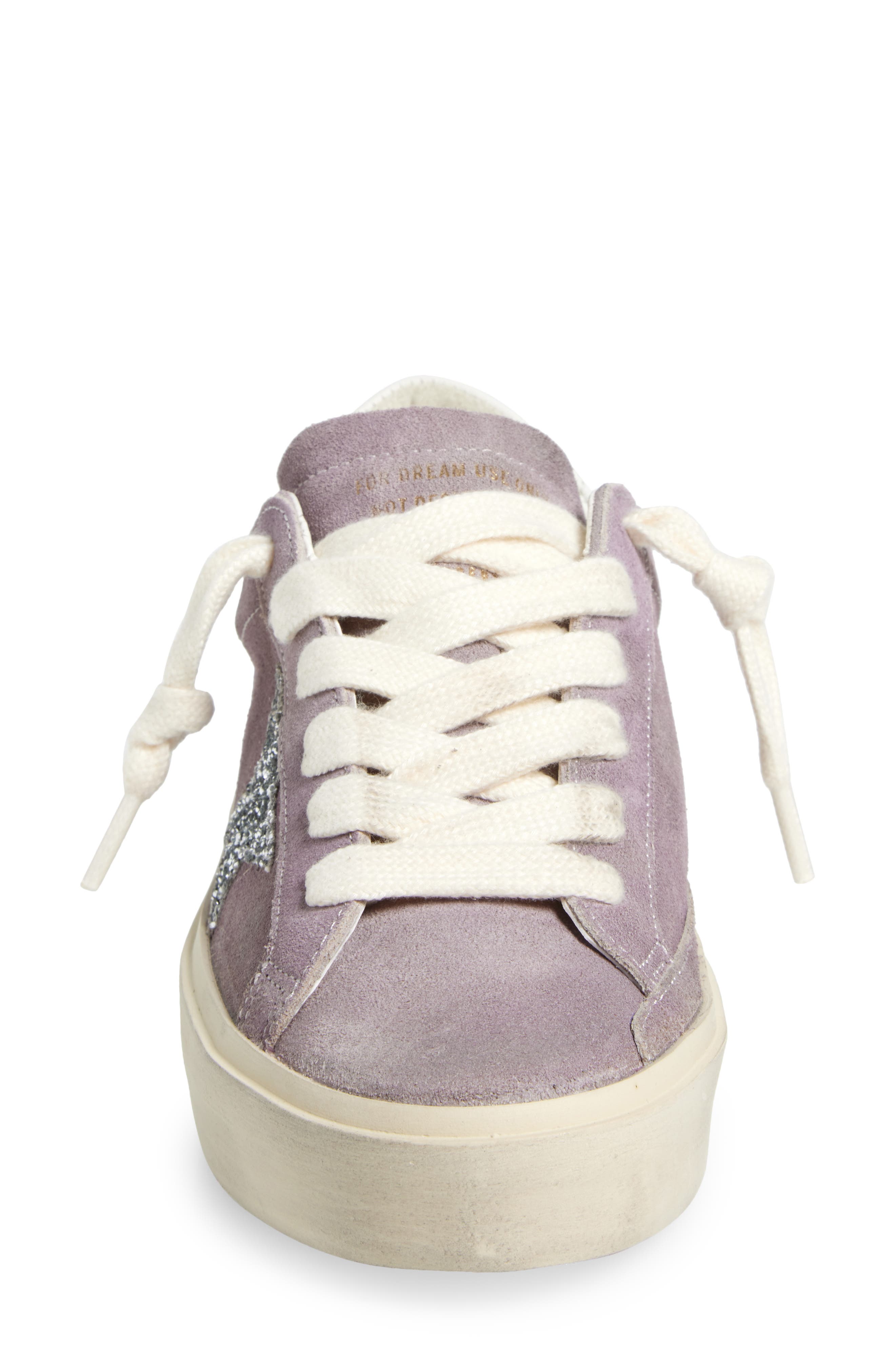 Golden Goose Hi Star Platform Sneaker, Alternate, color, Lilac/ Silver/ White