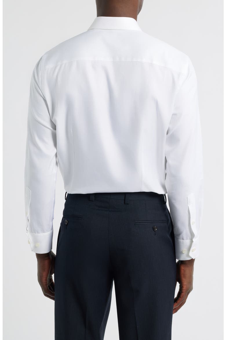 Roger Cotton Dress Shirt, Alternate, color, WHITE