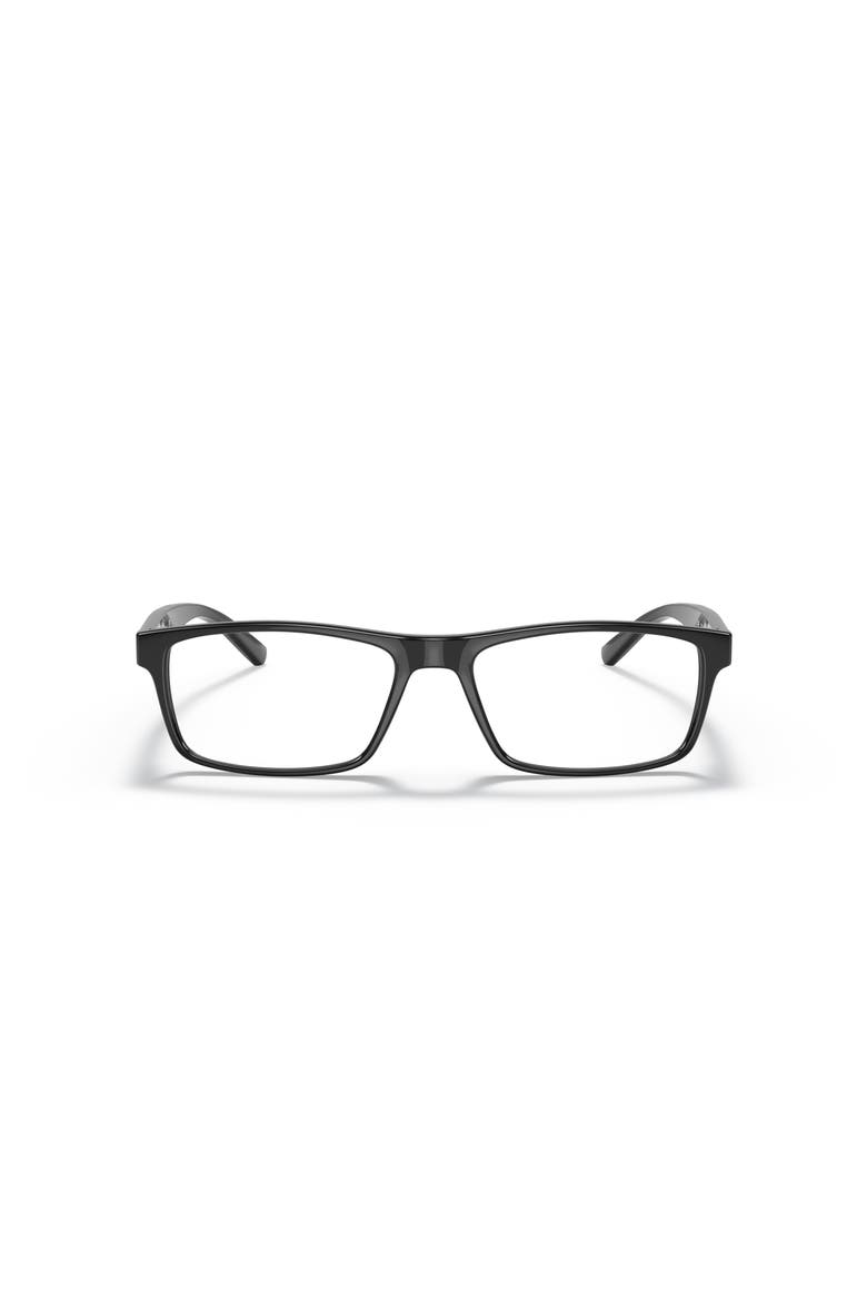 56mm Rectangle optical glasses, Alternate, color, Black