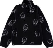 CALONIE Kids' Embroidered Polar Fleece Pullover