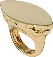 Alexis Bittar Brut 14k Gold Plated Sliced Ring
