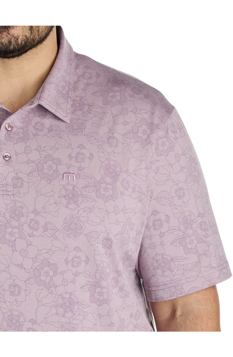 TravisMathew Fit By DXL Big & Tall Destination Polo Shirt, Alternate, color, Elderberry