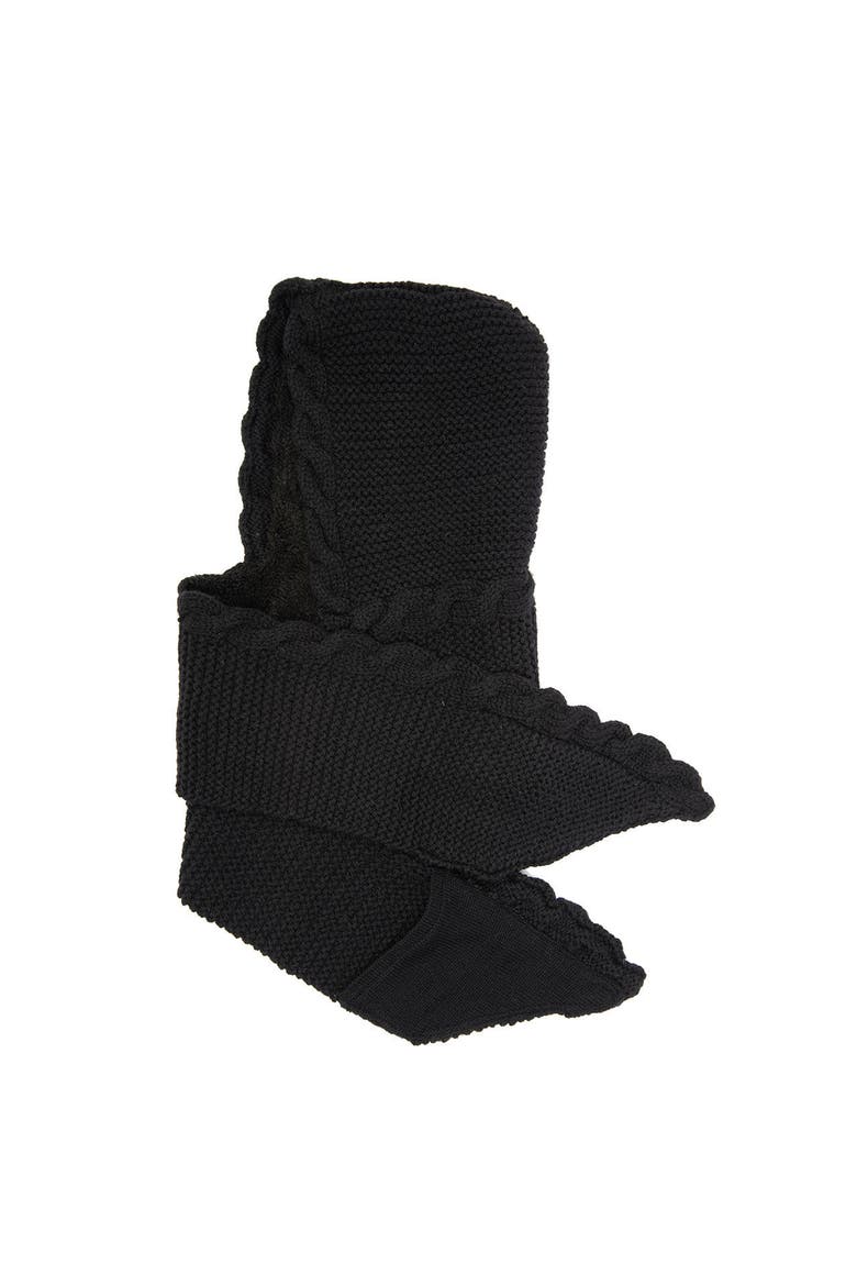 2 Pocket Scarf Hood, Main, color, Black