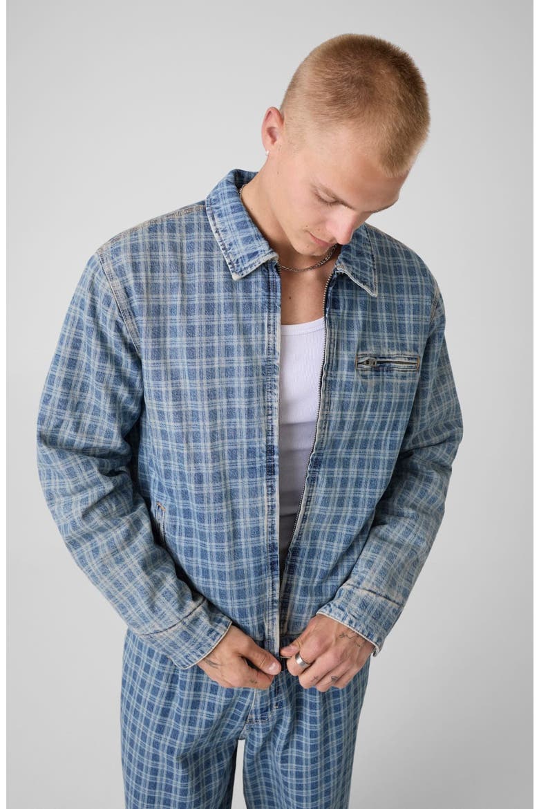 Lasered Plaid Detroit Jacket, Alternate, color, GLRP-OPEN