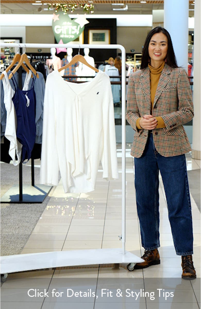 Hooded Organic Cotton Terry Cover-Up Tunic, sales video thumbnail