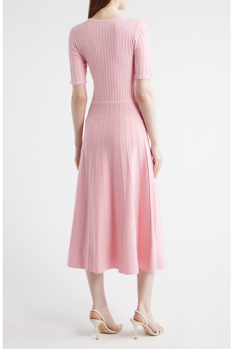 The Carla Pointelle Sweater Dress, Alternate, color, ROSE VEIL