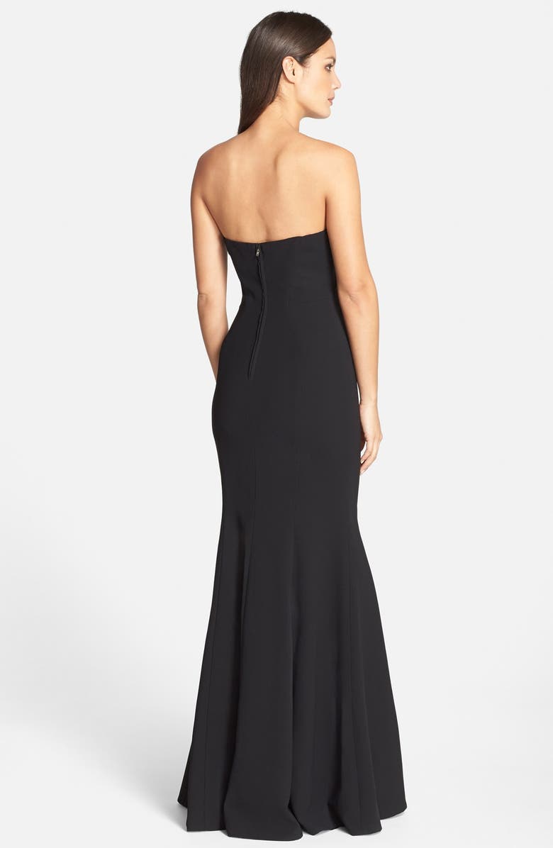 Jill Jill Stuart Notched Strapless Gown, Alternate, color,
