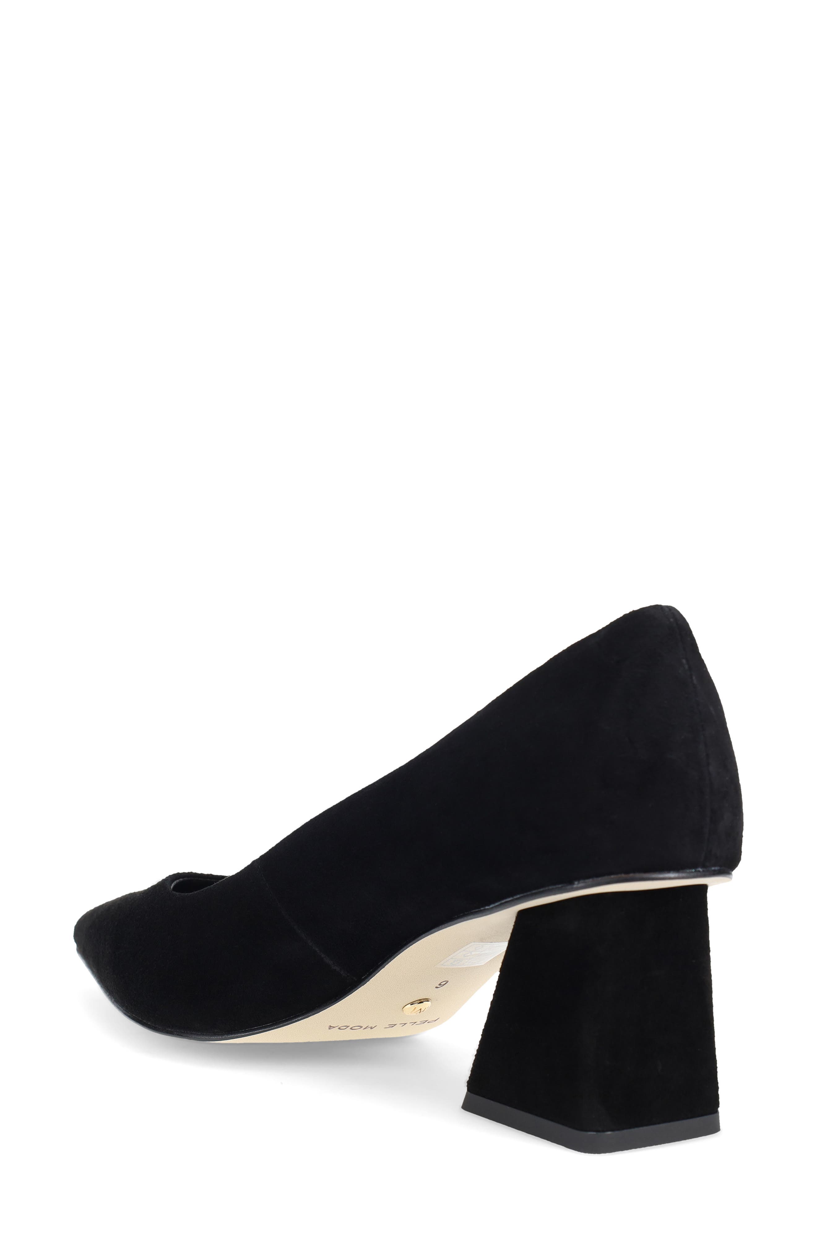 Inell Pointed Toe Pump, Alternate, color, BLACK