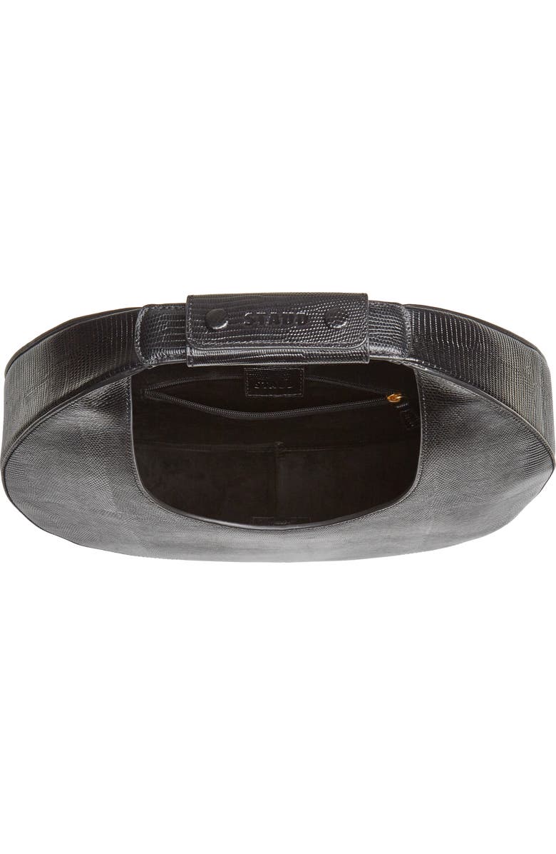 STAUD Large Moon Leather Bag, Alternate, color,