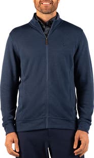 TailorByrd French Rib Full Zip Sweater