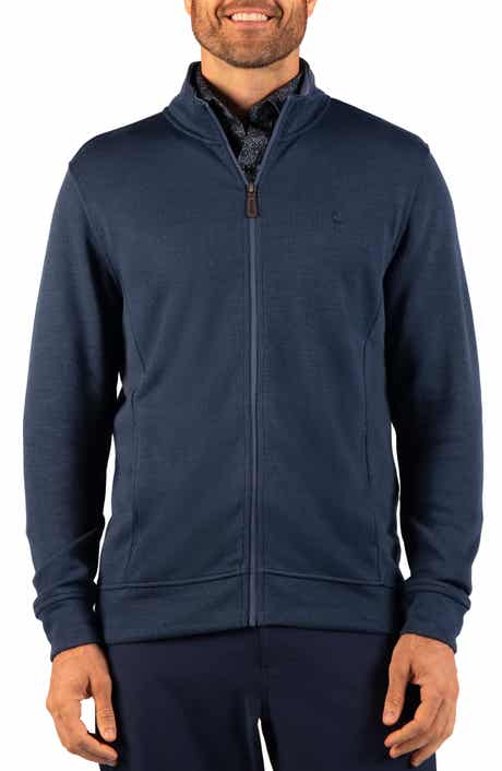 French Rib Full Zip Sweater