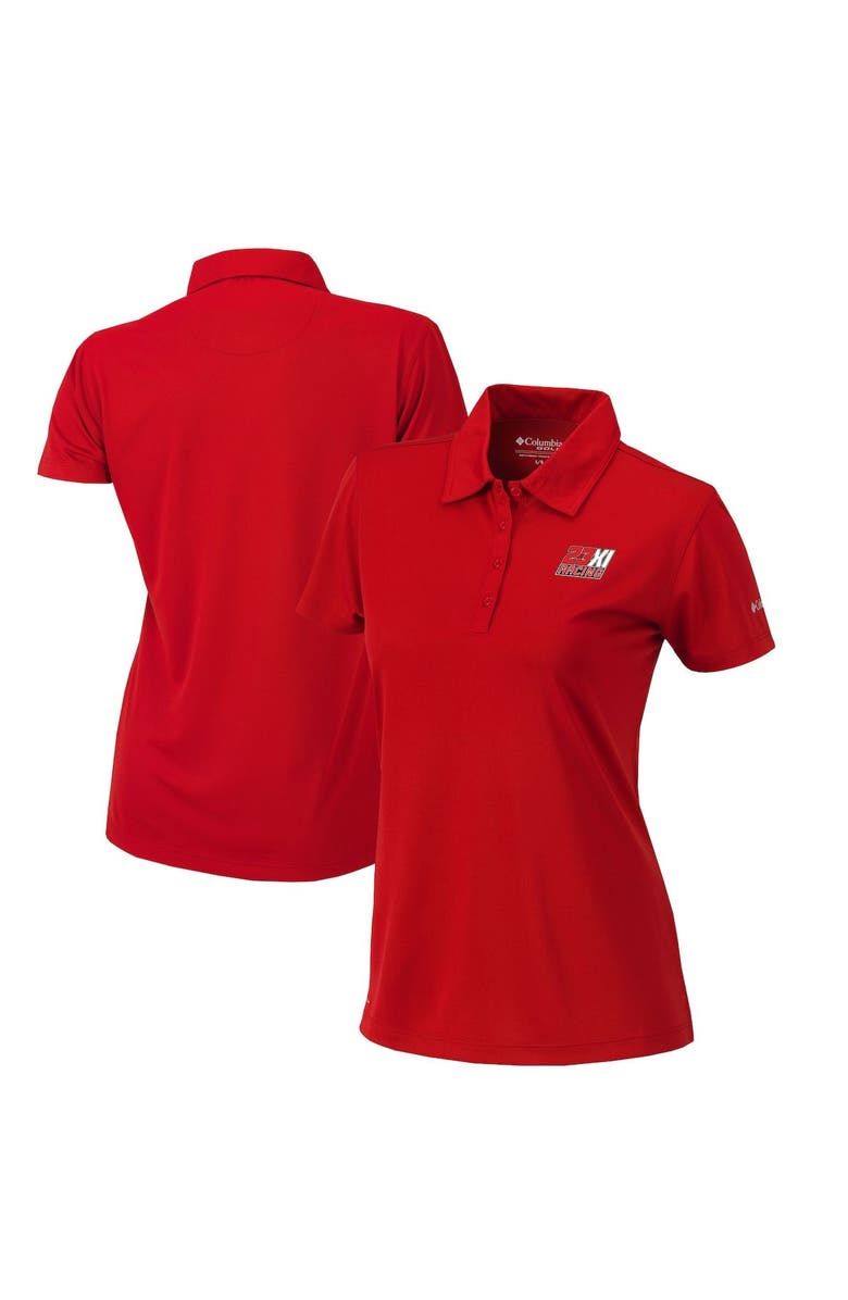 Columbia Women's Columbia Red 23XI Racing Birdie Polo, Main, color,
