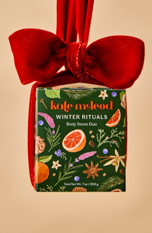 Kate Mcleod Winter Rituals Body Stone Duo $76 Value In Multi