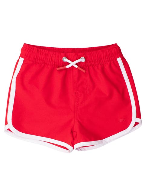 Boys UPF50+ Sun Protected Dolphin Hem Swim Trunks