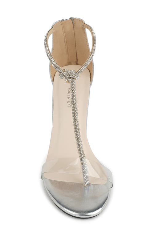 Touch Ups Sienna T-strap Sandal In Silver