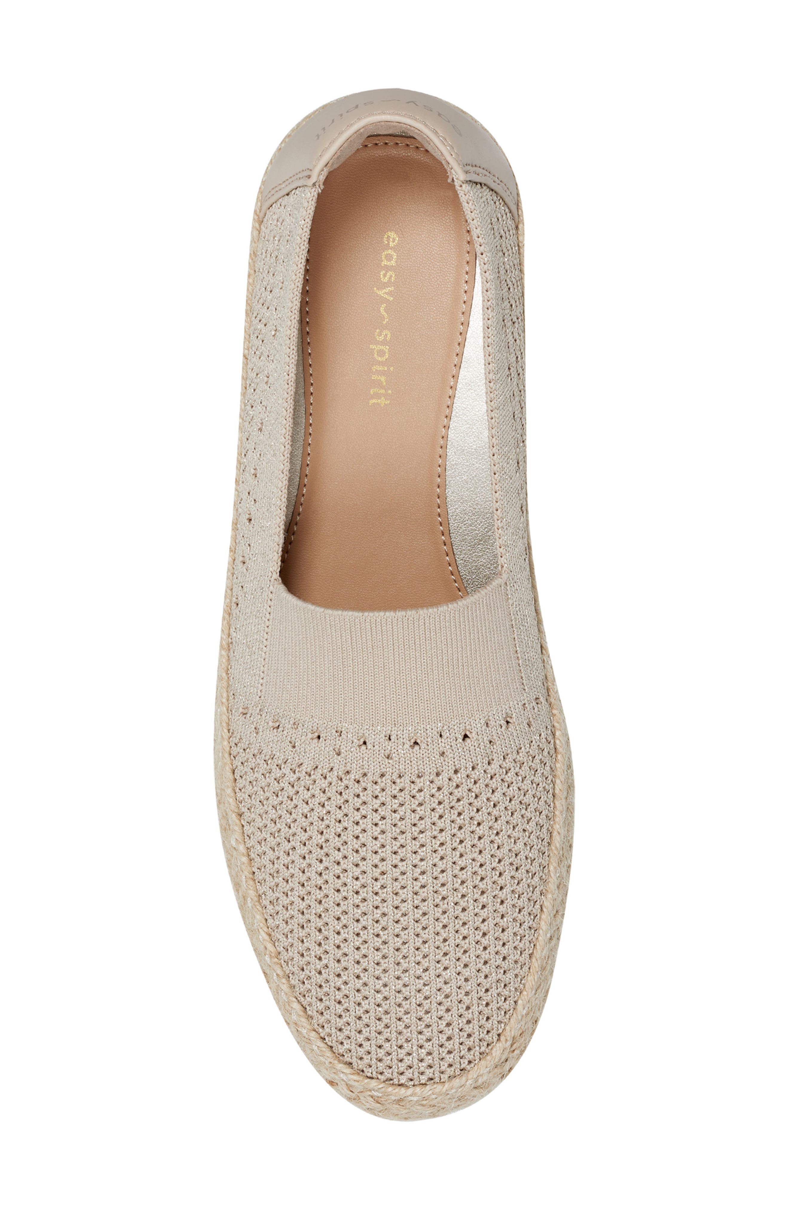 Easy Spirit Hassie Espadrille Flat, Alternate, color, Natural