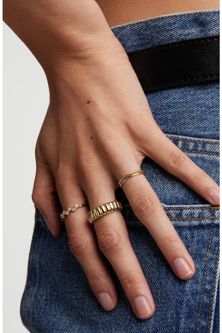 Ziggy Ring, Alternate, color, 14k Yellow Gold