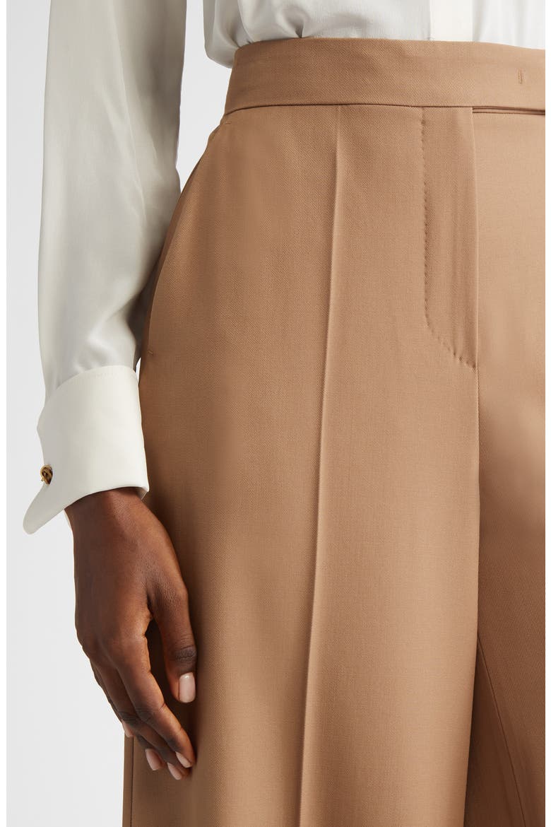 Ninfa Virgin Wool Ultra Wide Leg Pants, Alternate, color, CAMEL