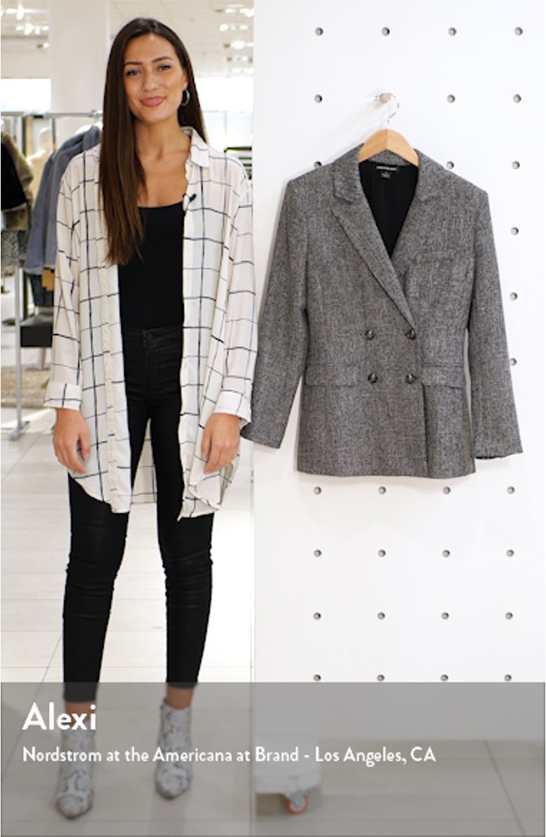Stretch Tweed Blazer, sales video thumbnail