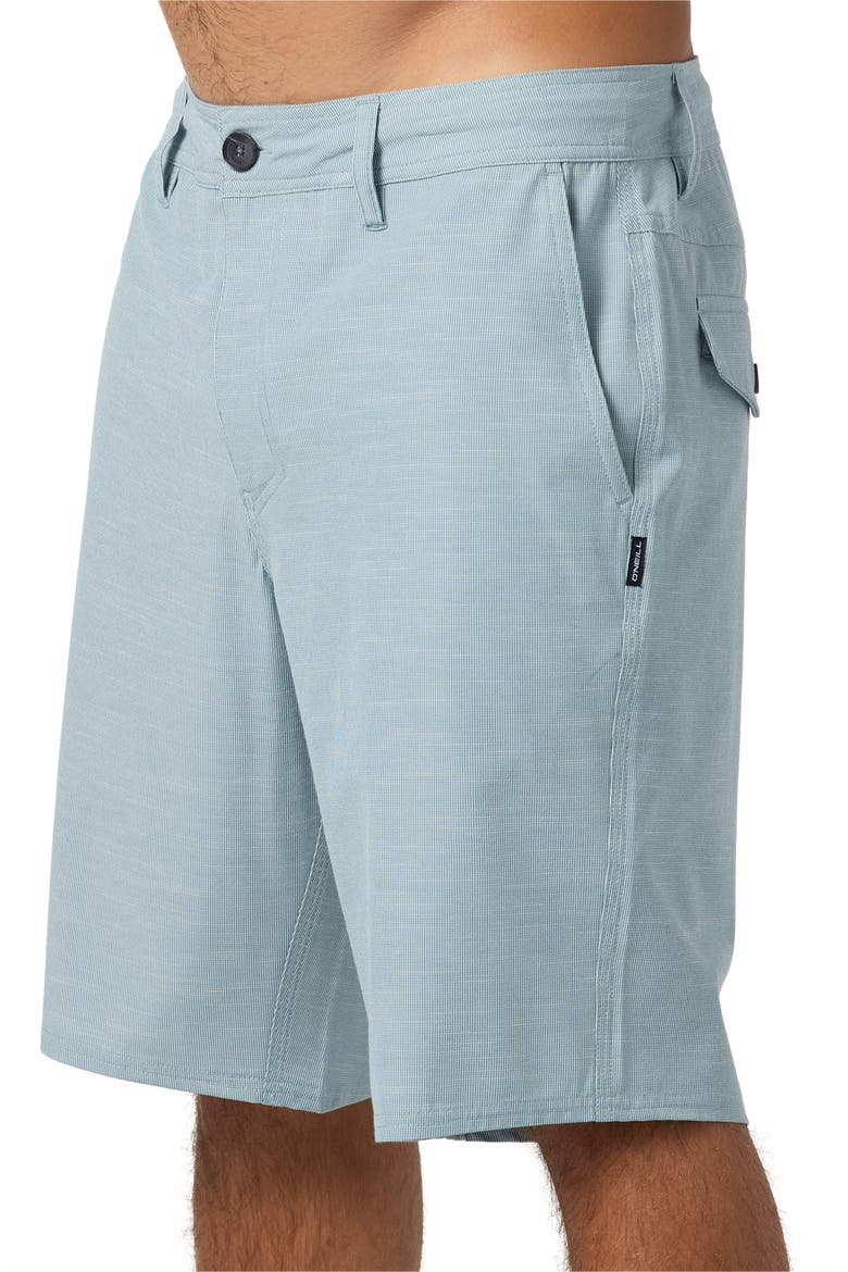 Portola Water Resistant Hybrid Shorts, Alternate, color, STONE BLUE