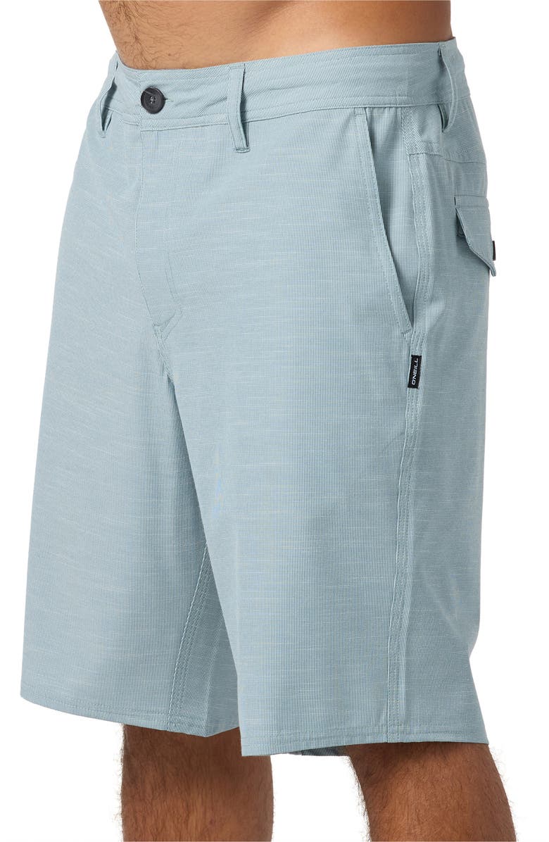 O'Neill Portola Water Resistant Hybrid Shorts, Alternate, color, Stone Blue