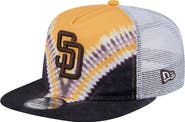 New Era Men's New Era San Diego Padres Tie-Dye Golfer Trucker Adjustable Hat