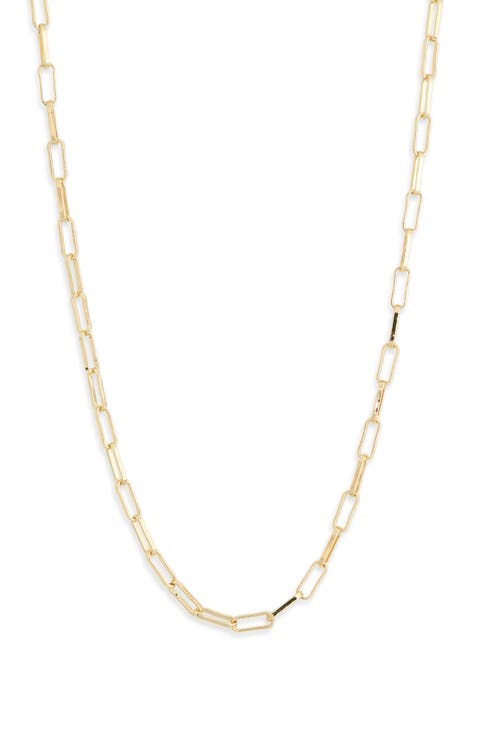 Demi Fine Paperclip Chain Necklace