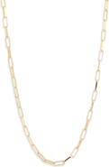 NORDSTROM RACK Demi Fine Paperclip Chain Necklace