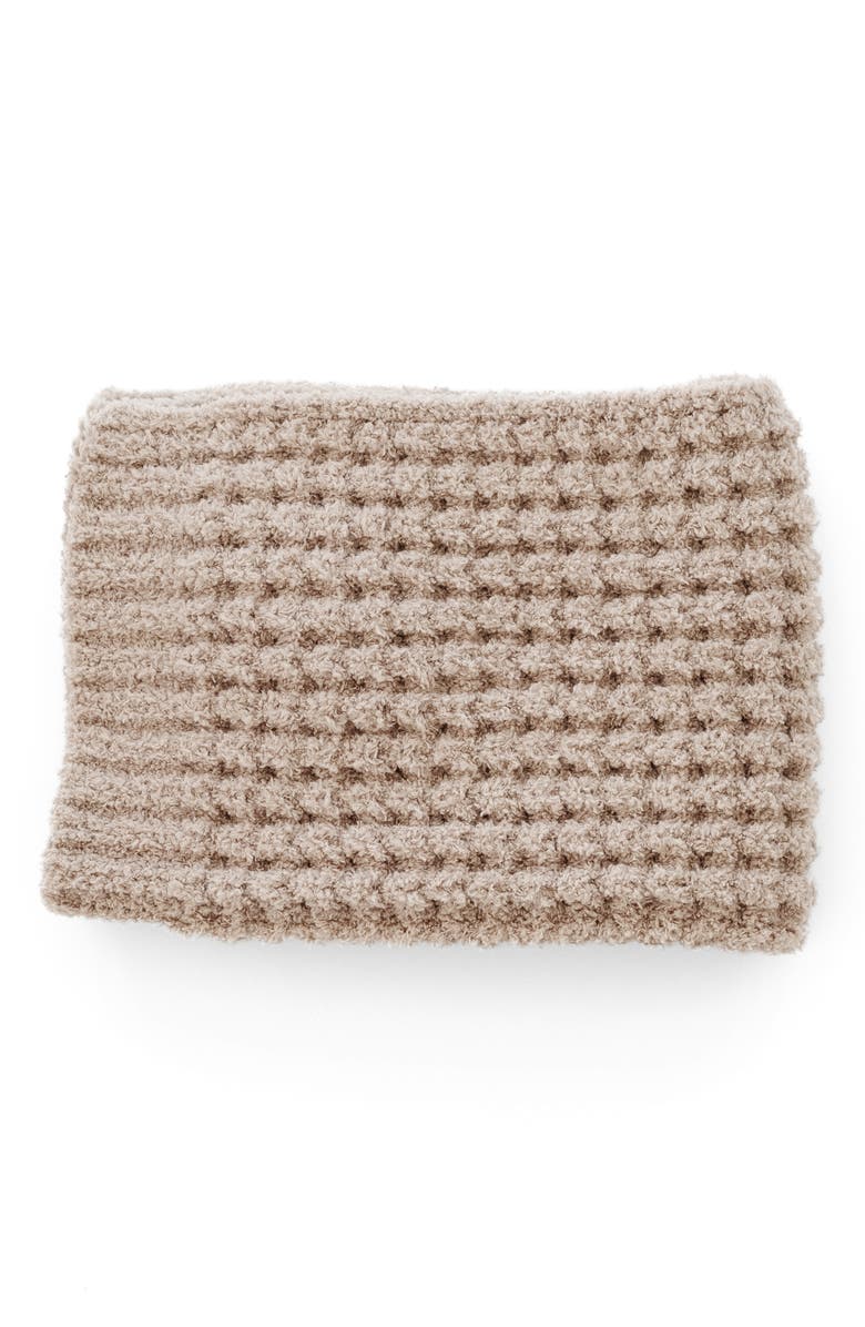 SARANONI Waffle Mini Blanket, Main, color, Wheat