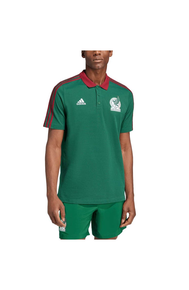 adidas Men's adidas Green Mexico National Team DNA AEROREADY Polo, Main, color, 