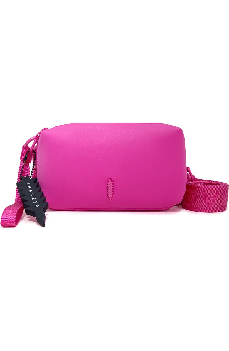 Thacker Ella Phone Zip Crossbody Bag, Main, color, Fuchsia