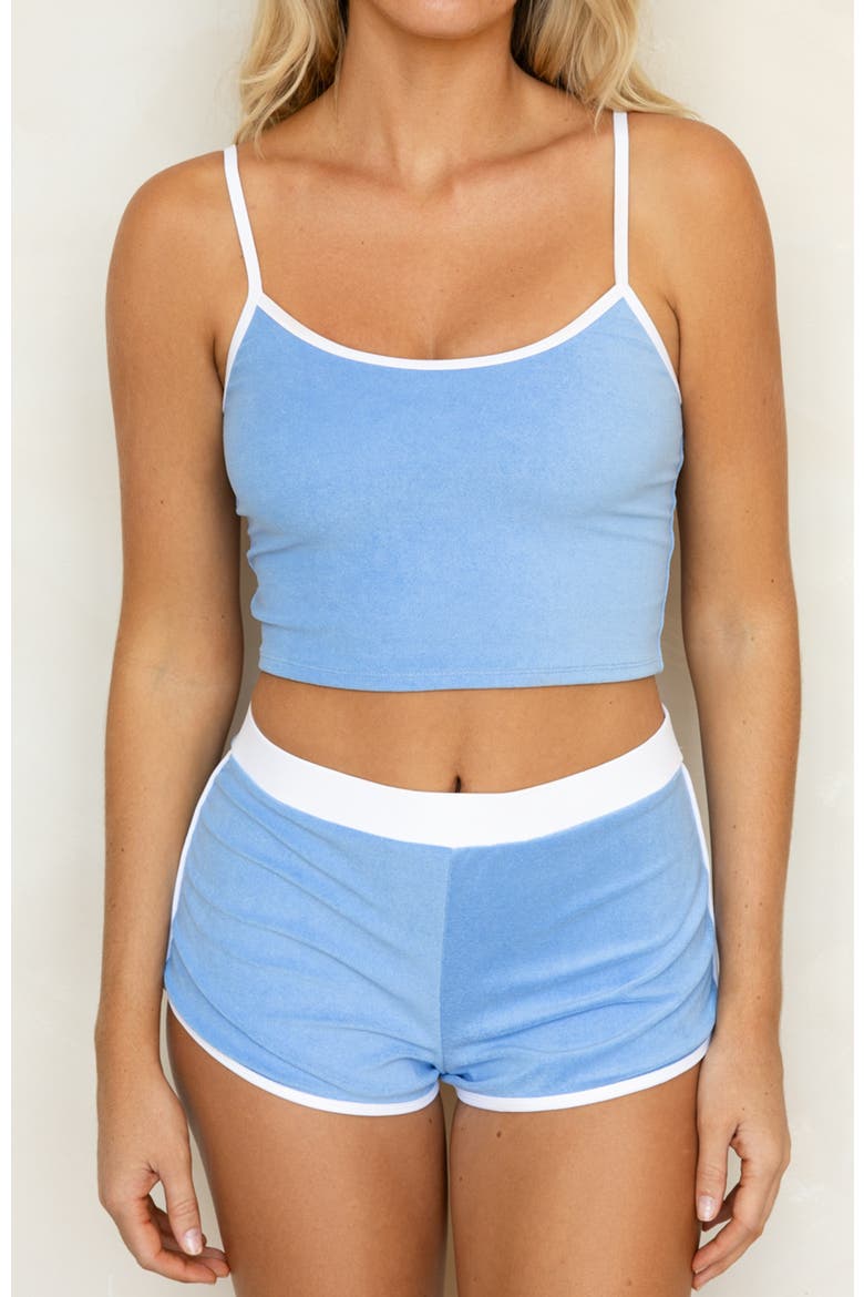 Hanalei Tankini Top, Alternate, color, Surfs Up/White