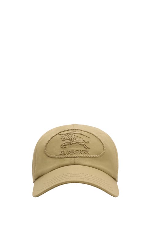 Burberry Knight Stamp Gabardine Baseball Cap