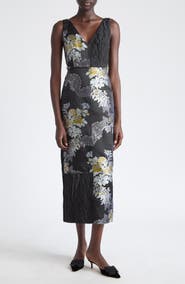 Erdem Historic Jacquard Midi Dress