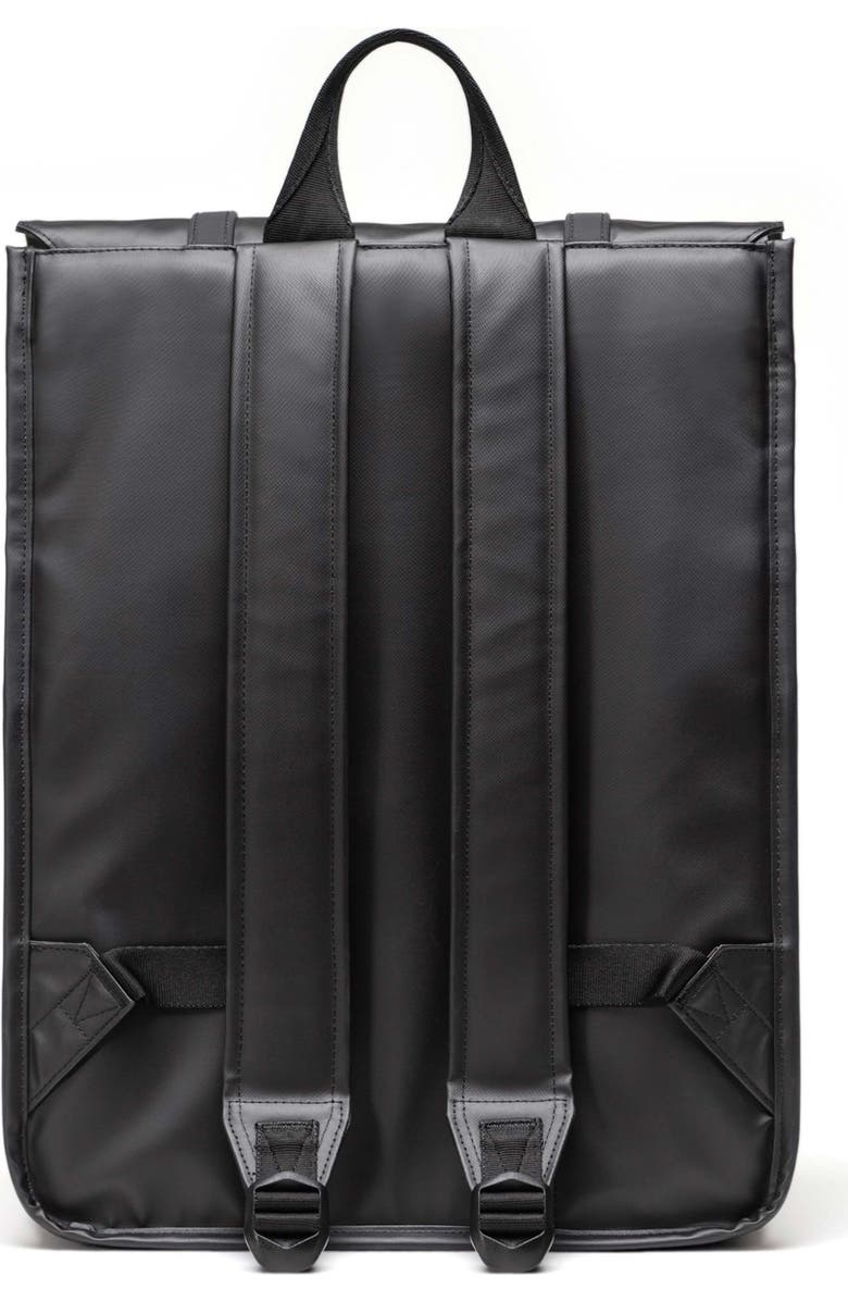 Herschel Supply Co. Survey Faux Leather Backpack, Alternate, color, Black