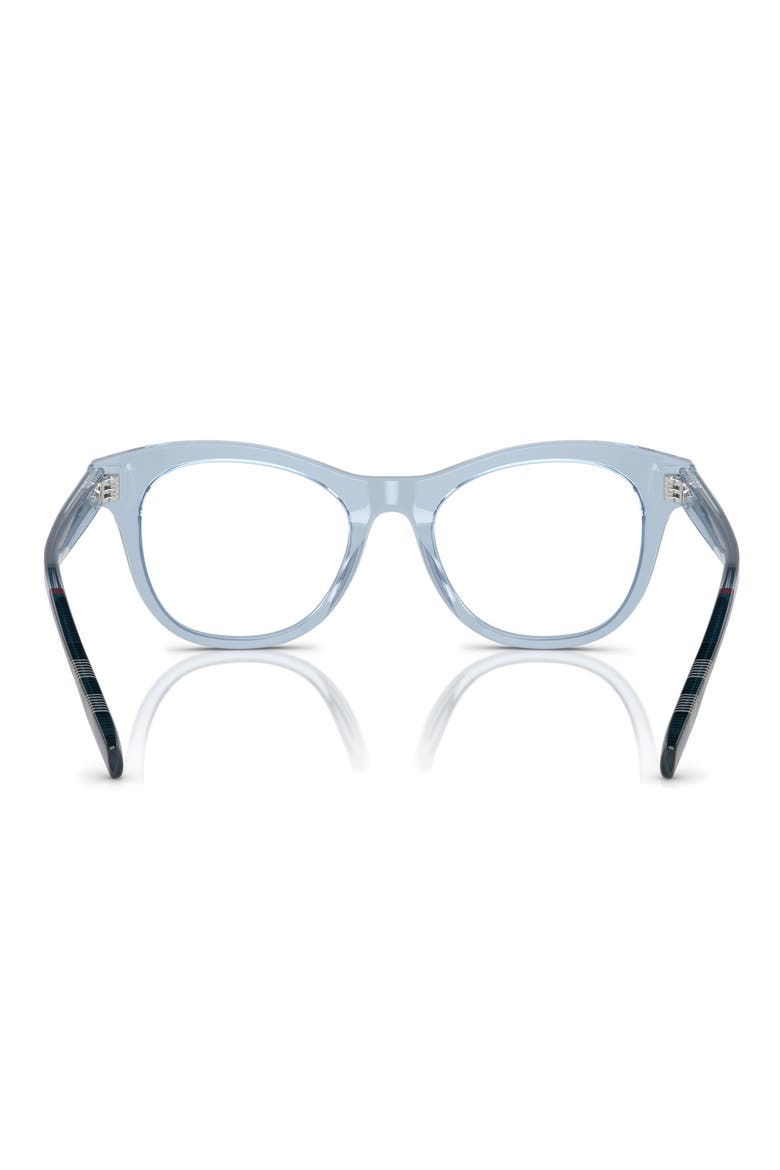 46mm Cat Eye Optical Glasses, Alternate, color, BLUE / DEMO LENS