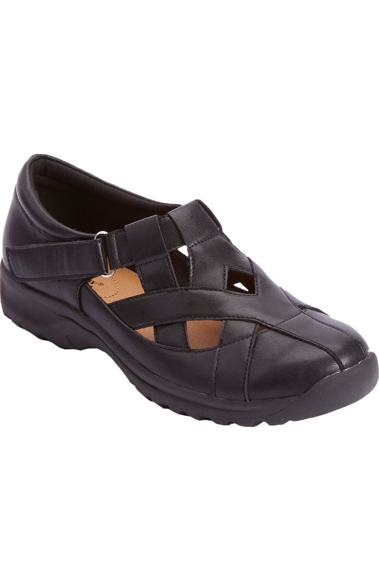 Comfortview The Cailyn Flat, Main, color, Black