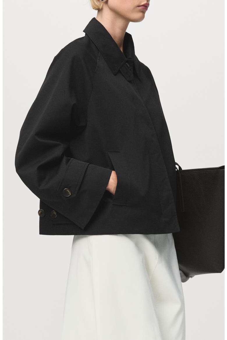 Newlipa Cotton Blend Jacket, Alternate, color, BLACK