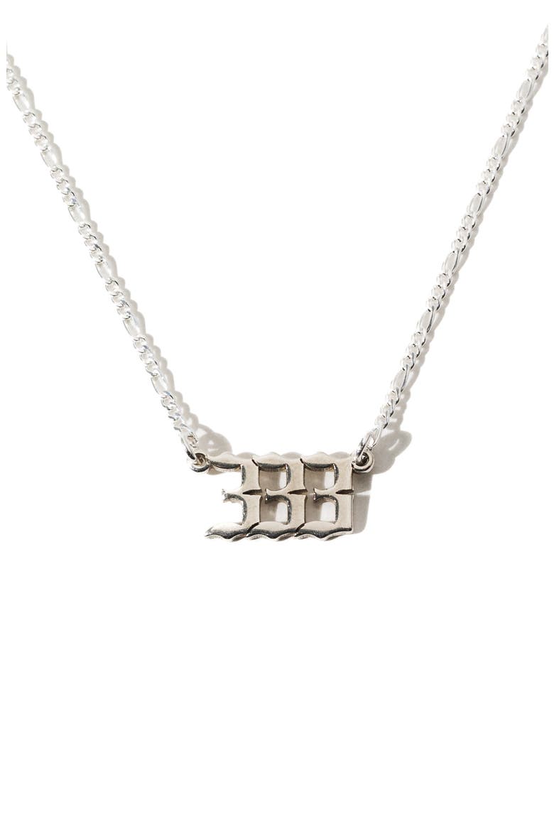 Angel Energy Pendant Necklace, Main, color, SILVER - 3