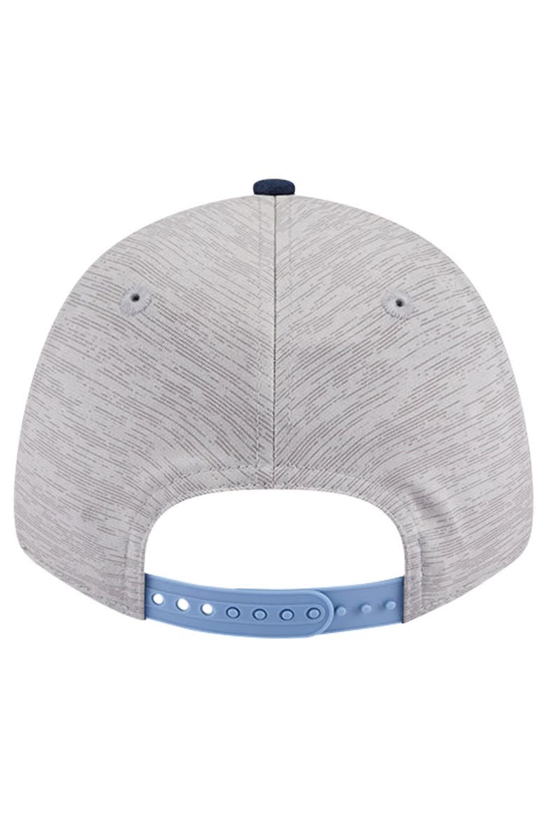 Men's New Era Heather Gray/Navy Memphis Grizzlies Active Digi-Tech Two-Tone 9FORTY Adjustable Hat, Alternate, color, Heather Gray