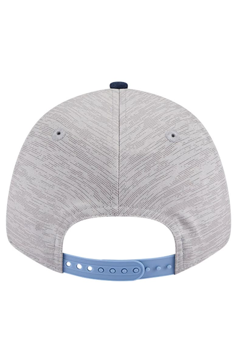 New Era Men's New Era Heather Gray/Navy Memphis Grizzlies Active Digi-Tech Two-Tone 9FORTY Adjustable Hat, Alternate, color, Heather Gray
