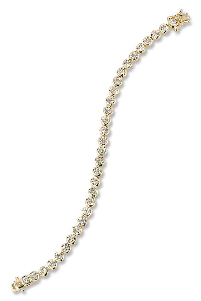 Cubic Zirconia Tennis Bracelet, Main, color, GOLD