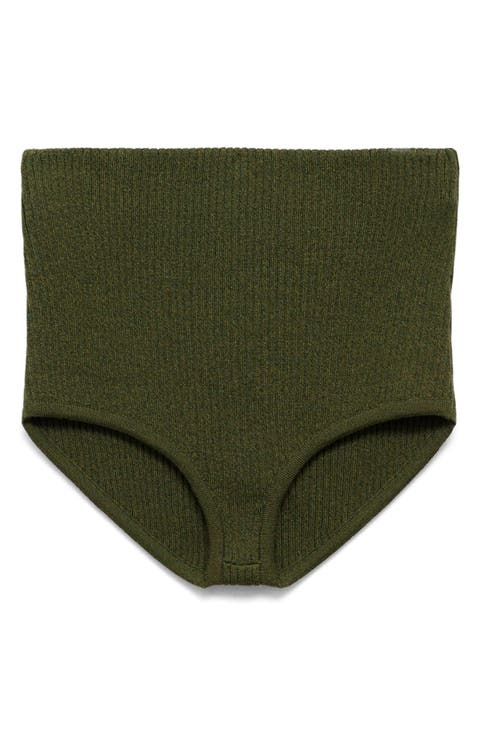 High Waist Rib Briefs