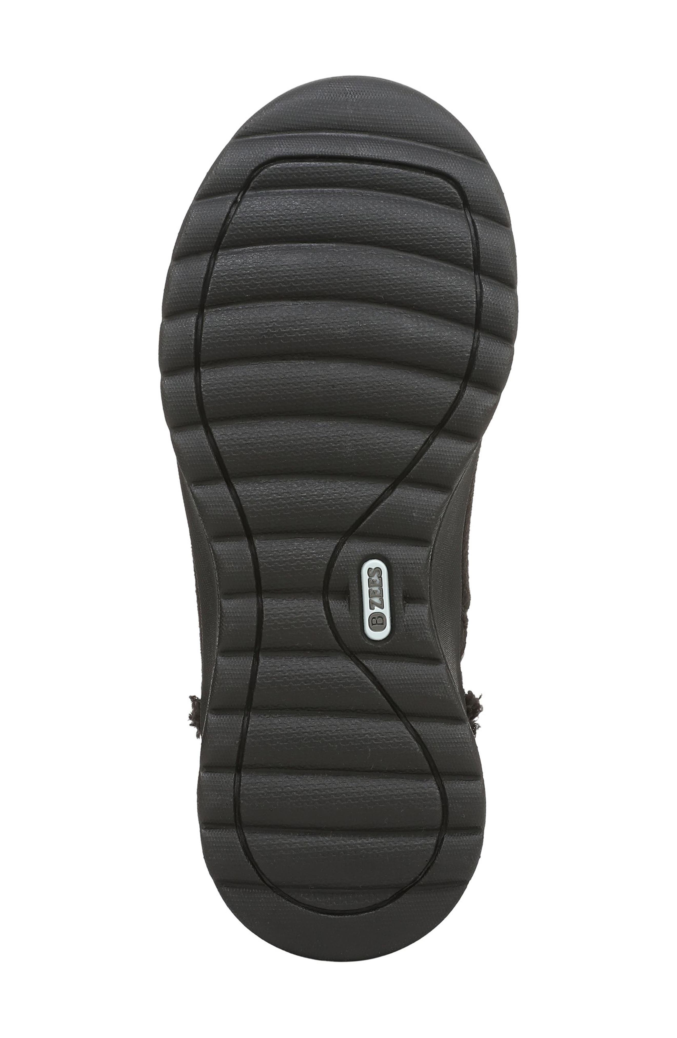 LifeStride Glendale Faux Fur Trim Bootie, Alternate, color, Black