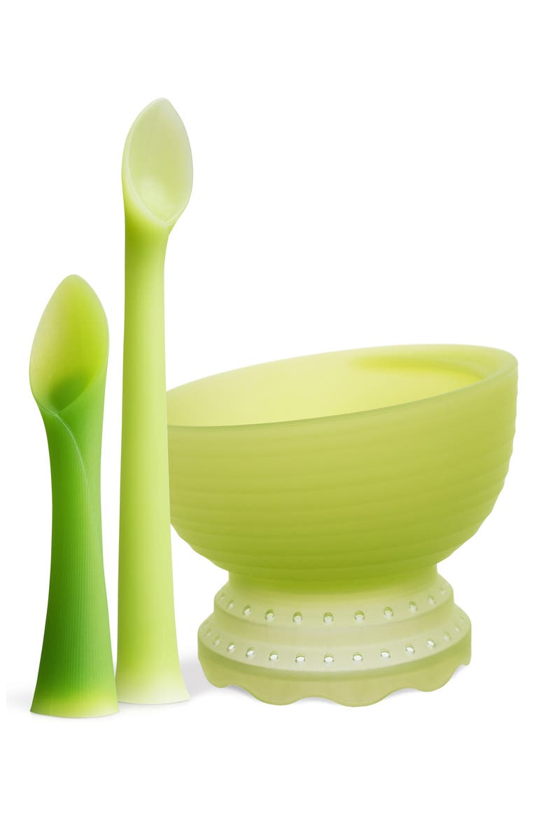3-Piece Baby First Feeding Set, Alternate, color, GREEN