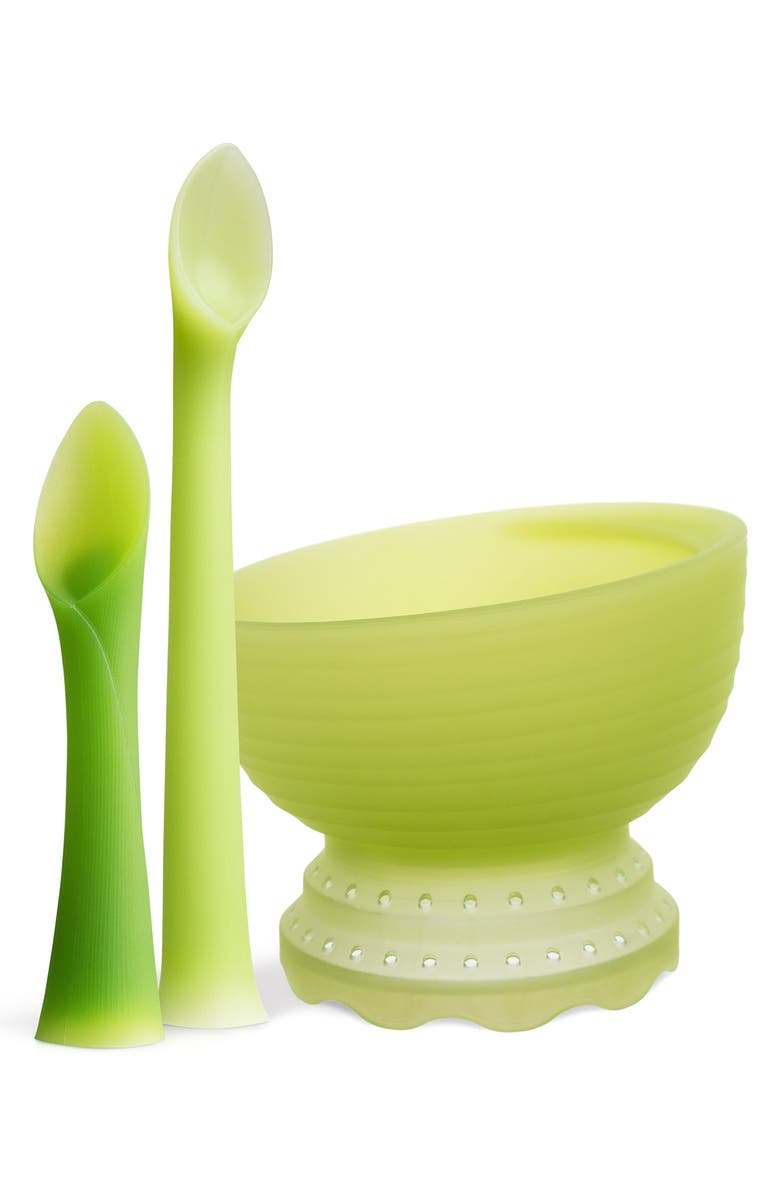 Olababy 3-Piece Baby First Feeding Set, Alternate, color, Green
