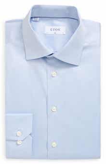 Eton Slim Fit Cotton Twill Dress Shirt