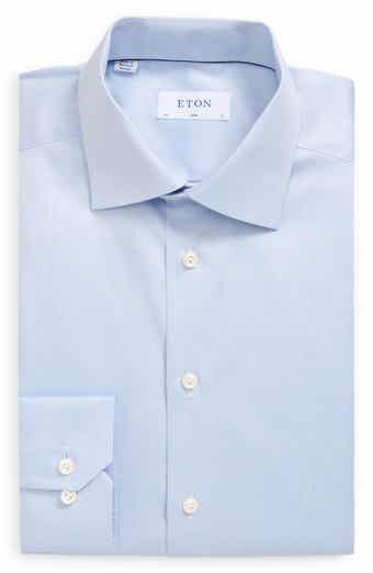Eton Slim Fit Cotton Twill Dress Shirt
