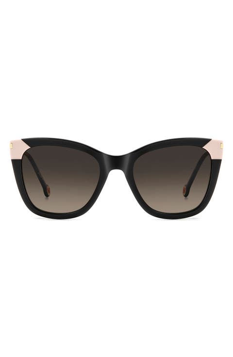 Her 54mm Gradient Rectangular Sunglasses