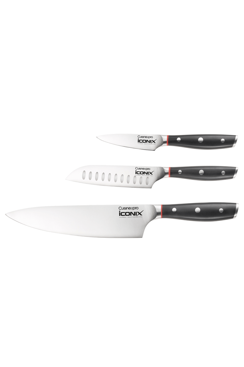 iconiX® 3-Piece Starter Knife Set, Main, color, Black